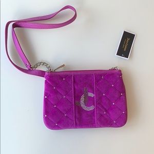 NWT Vintage HTF Juicy Couture plush crossbody/purse